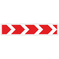 Дорожный знак 1.34.1 Направление поворота размер 3 (четыре стрелки)